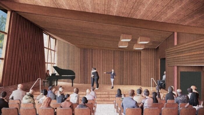 Design concept for our future auditorium